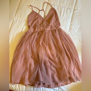 ASOS Pink Flowy Dress